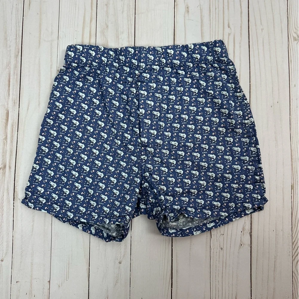 VINEYARD VINES boys whale boxer short pajama bottoms - size 4T/5